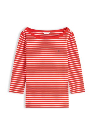 Tommy Hilfiger, CODY BOAT NECK - T-shirt à manches longues - breton fire red/ecru