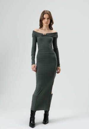 OFF-THE-SHOULDER - Jerseyjurk - khaki