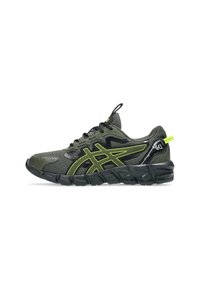 ASICS SportStyle GEL-QUANTUM 90 3 GS - Baskets basses - olive canvas safety yellow