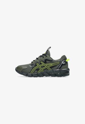 ASICS SportStyle GEL-QUANTUM 90 3 GS - Sneakers - olive canvas safety yellow