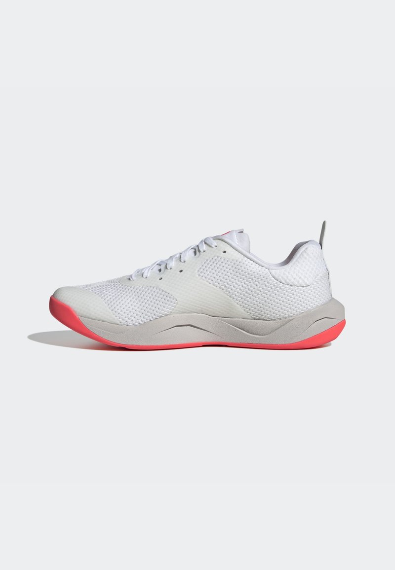 adidas Performance RAPIDMOVE  - Trainingsschuh - footwear white/grey one/solar red