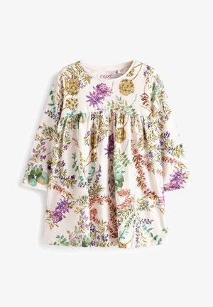 LONG SLEEVE - Jersey dress - cream floral