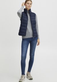 Oxmo OXBena - Strukirani kaput - peacoat