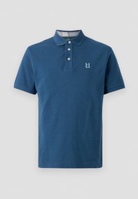 HERITAGE MADRAS - Polo - dark denim blue