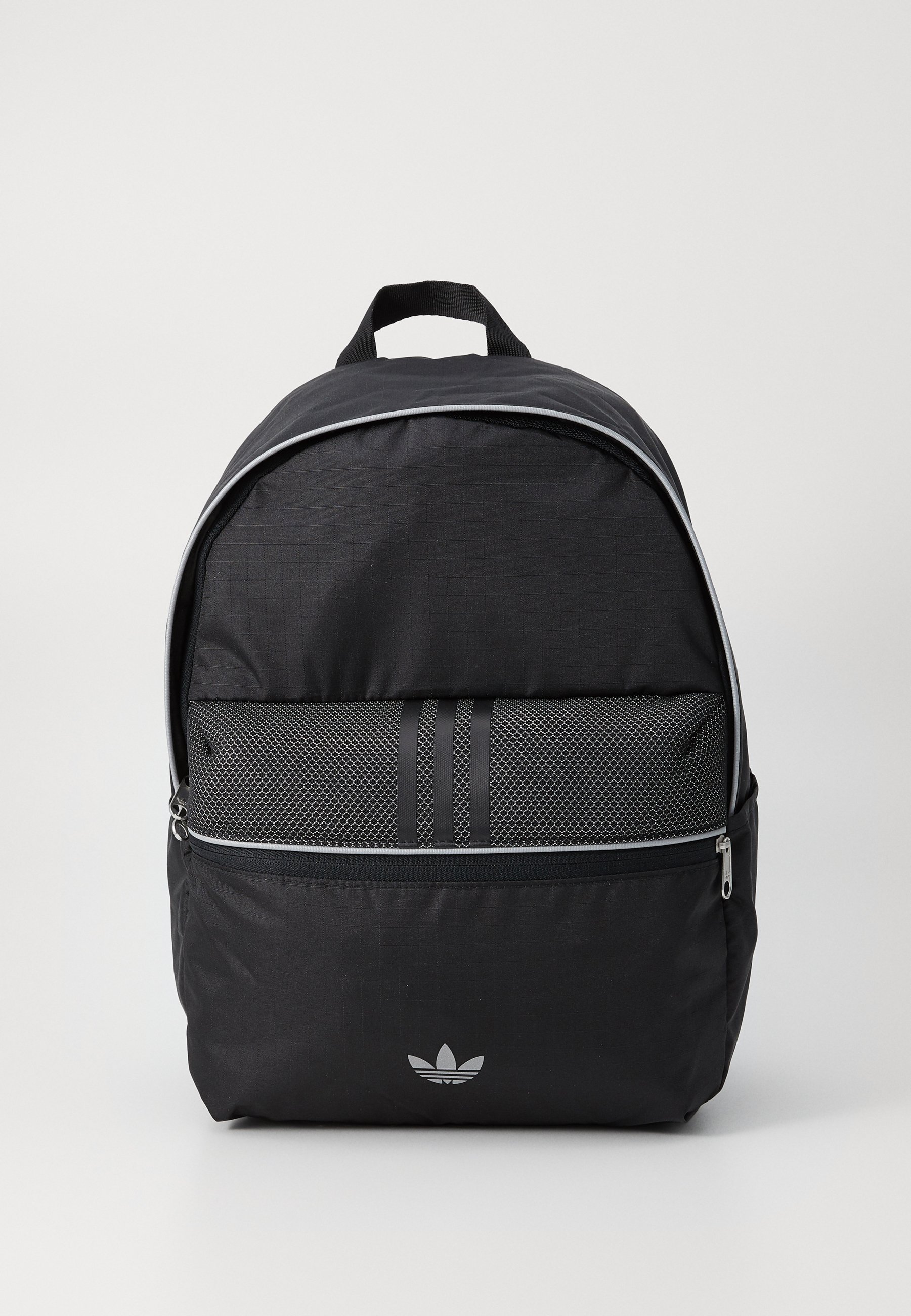 adidas originals leather look mini backpack in black