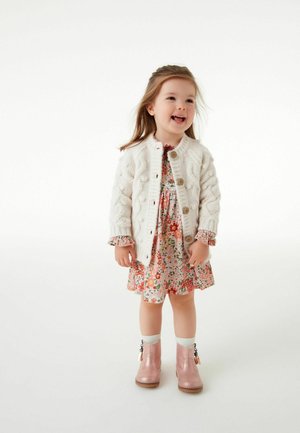 CHUNKY - Strickjacke - ecru marl