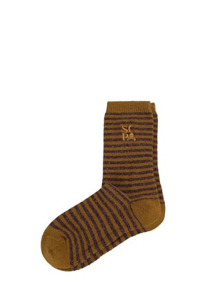 MELANGE STRIPES - Calcetines - mustard stripes