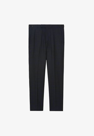 Reiss REGULAR FIT SEMINAR CHECK - Pantalón de traje - navy