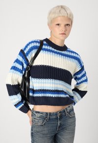 Noisy May NMCHARLIE O NECK STRIPE - Camisola - multi coloured