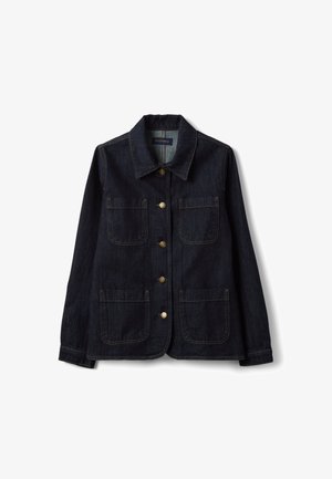 PIOMBO, DENIM JACKET, REGULAR FIT WITH BUTTONS - Chaqueta vaquera - dark blue