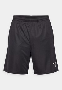 INDIVIDUALLIGA TRAINING SHORTS OPEN POCKETS  - Korte sportsbukser - black/white/shadow gray