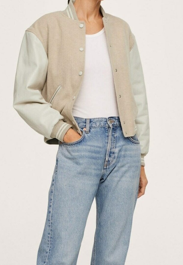 Mango Blouson Bomber - light brown