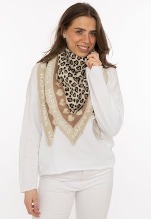Zwillingsherz, DREIECKSTUCH "MICHA" - Schal - beige