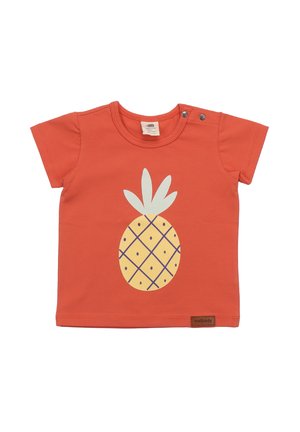 CHEERFUL FRUITS  - T-Shirt print - orange