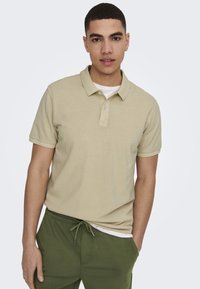 Only & Sons ONSTRAVIS SLIM WASHED - Polo - moonstruck