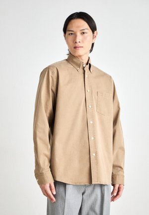 LAMBEY - Button down-skjorte - dark brown
