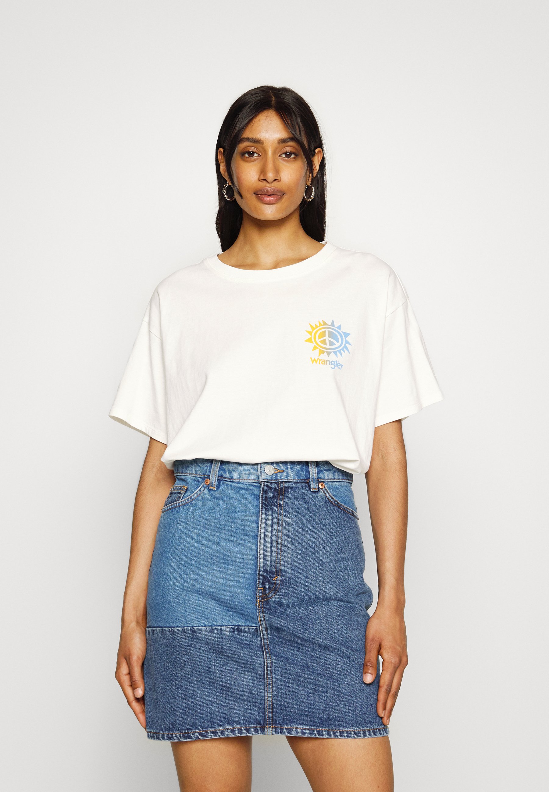 Wrangler OVERSIZED TEE - Print T-shirt 