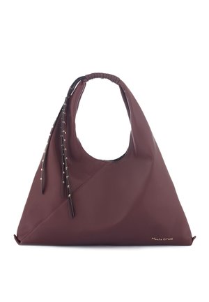 WITH FRINGES AND STUDS - Borsa a mano - red