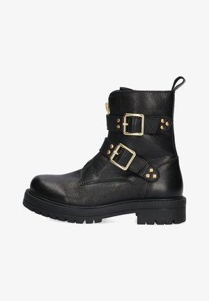 BRAQEEZ - Cowboy-/Bikerlaarsjes - zwart