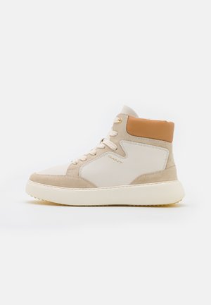 CUSTLY - Sneaker high - cream/natural