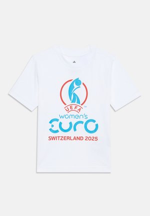 WOMEN EURO OFFICIAL TEE UNISEX - T-shirt de sport - white