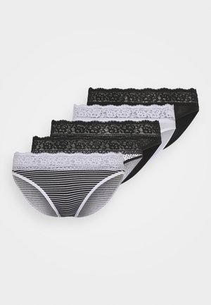 STRIPE 5 PACK - Braguitas - black