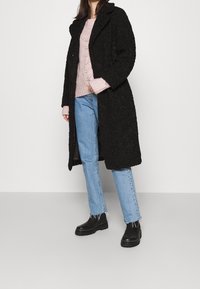 Pieces Stickad tröja - pink