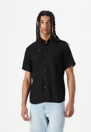 Abercrombie & Fitch TRADITIONAL COLLAR - Shirt - black