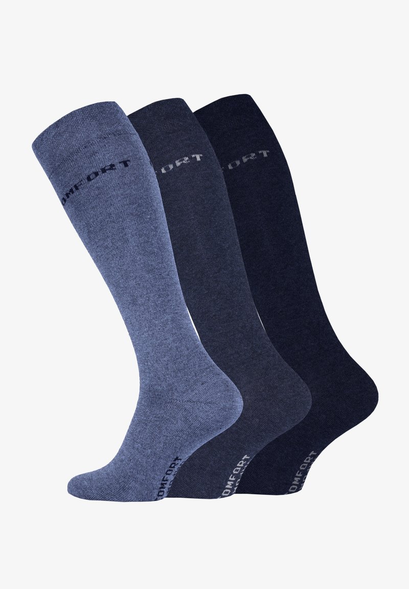 Cotton Prime 3 PAAR - Calzettoni - blautöne