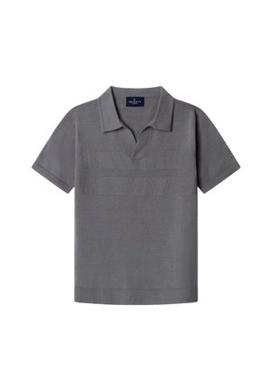 TEXTURED SS - Polo - sage green
