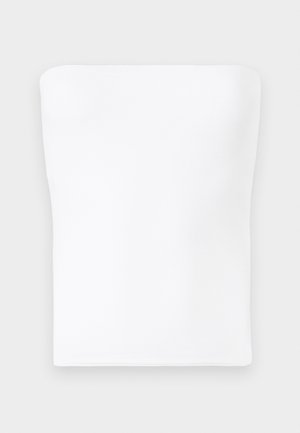 Hollister Co. BARE FOLDOVER REVERSIBILE TUBE - Top - bright white