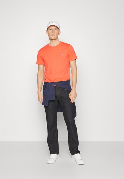 Polo Ralph Lauren CUSTOM SLIM FIT JERSEY CREWNECK T-SHIRT - T-shirt básica - deep mango