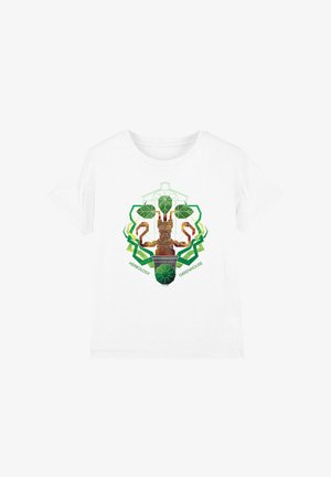 Cotton Soul, HARRY POTTER HERBOLOGY GREENHOUSE MANDRAKE UNISEX - Print T-shirt - white