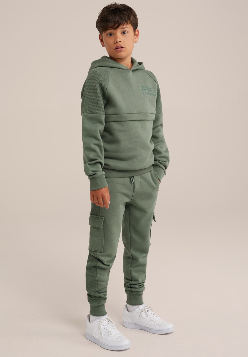 WE Fashion BLUE RIDGE - Mikina s kapucňou - green