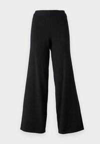 ONLCOZY WIDE PANTS - Trousers - black