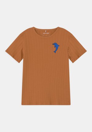 DOLPHIN TEE UNISEX - Print T-shirt - brown
