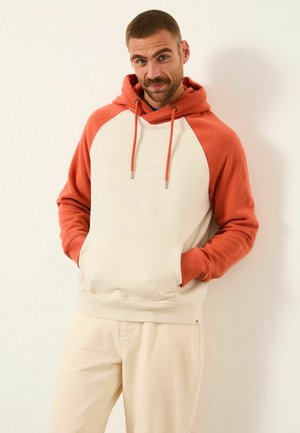 TALL FIT OVERHEAD CONTRAST RAGLAN  - Kapuzenpullover - oatmeal