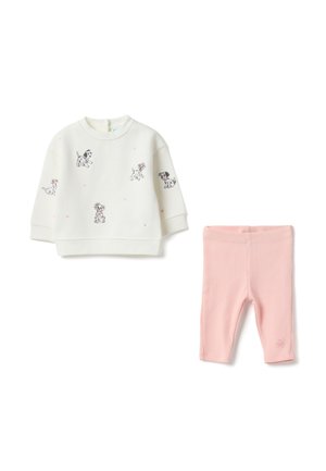 SET  - Trainingsanzug - white pink