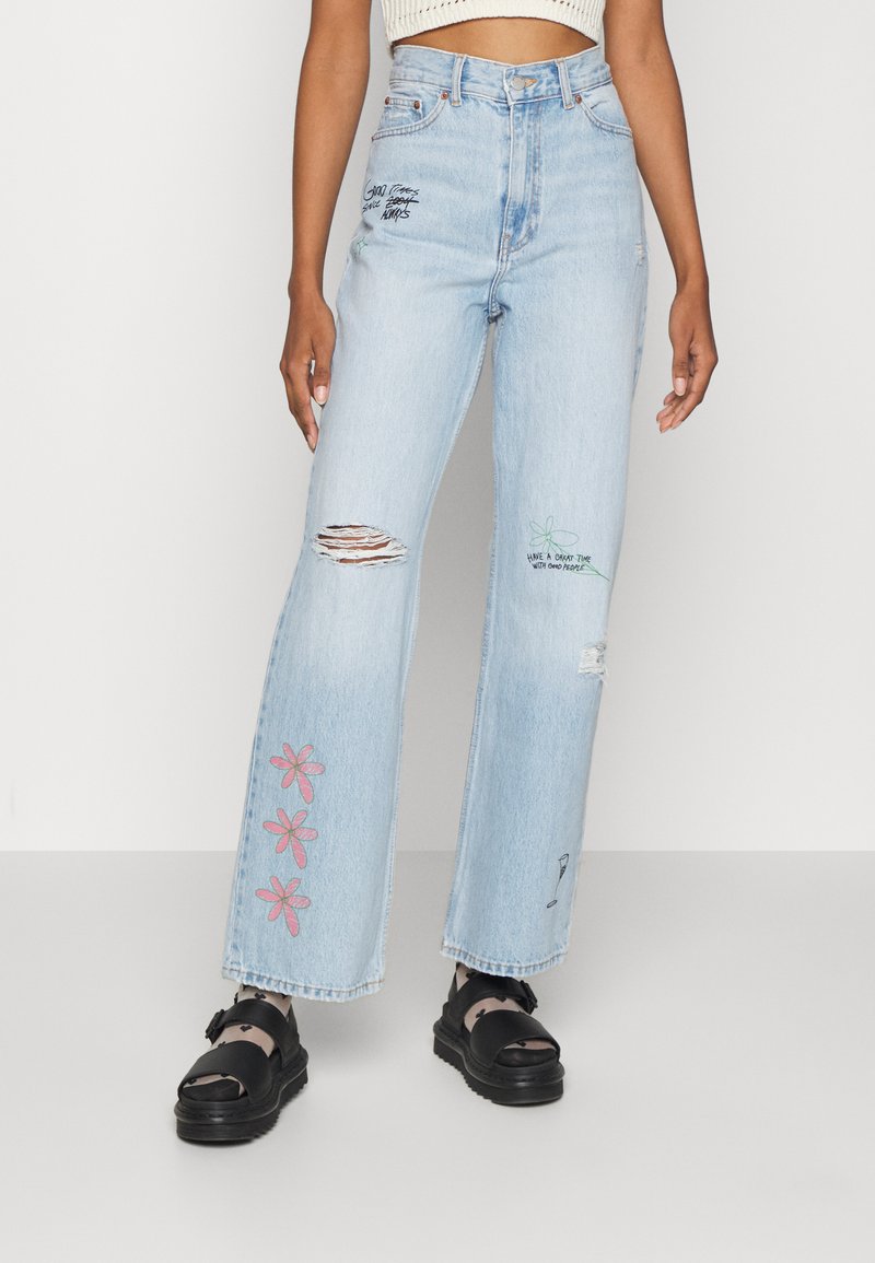 Dr.Denim ECHO - Calças de ganga de perna direita - light blue