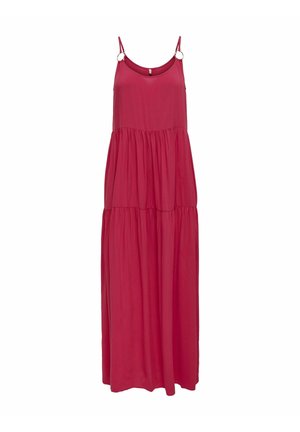 ONLSANDIE LIFE STRAP DRESS - Vestido largo - viva magenta