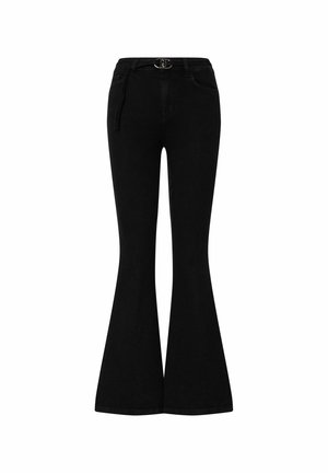 LIU JO, LIU JO HIGH-WAISTED BOOTCUT JEANS - Jean bootcut - black denim