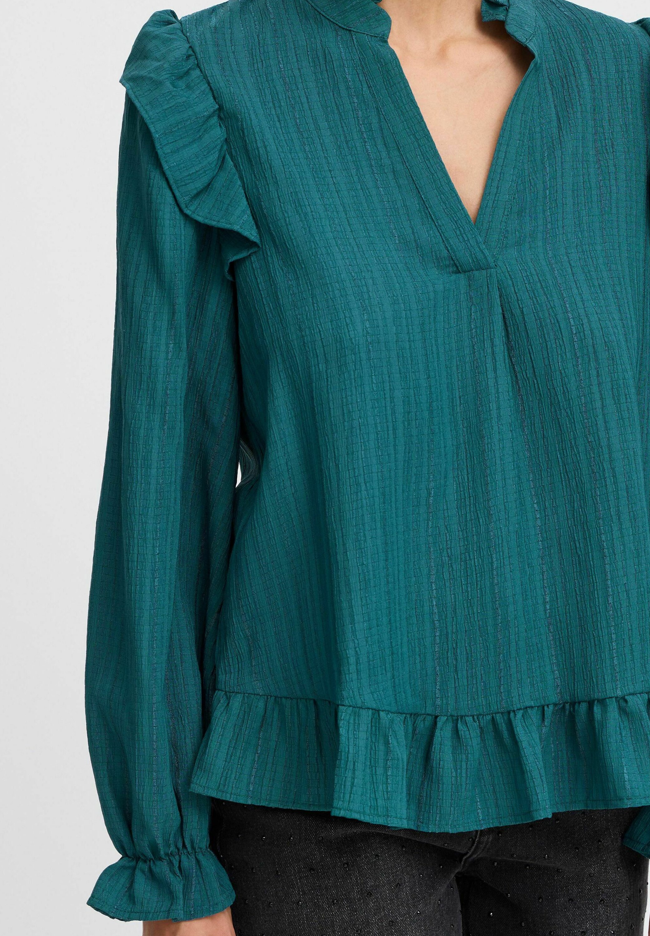 売れ筋商品|||ビーヤング シャツ レディース トップス BYJULIANA LS - Blouse - reflecting pond b.young BYJULIANA LS - Bluse - reflecting pond/blau - Zalando.at