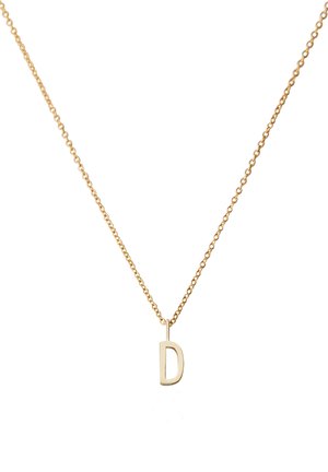 Design Letters HALSKETTE MIT KLEIN INITIAL CHARM GOLD (A-Z) - Halskette - gold-coloured