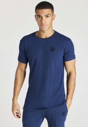 SMART ESSENTIALS TEE - T-shirt con stampa - navy