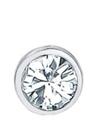 Elli SPARKLING BASIC - MIT KRISTALLEN VON SWAROVSKI® - Ohrringe - silberfarben