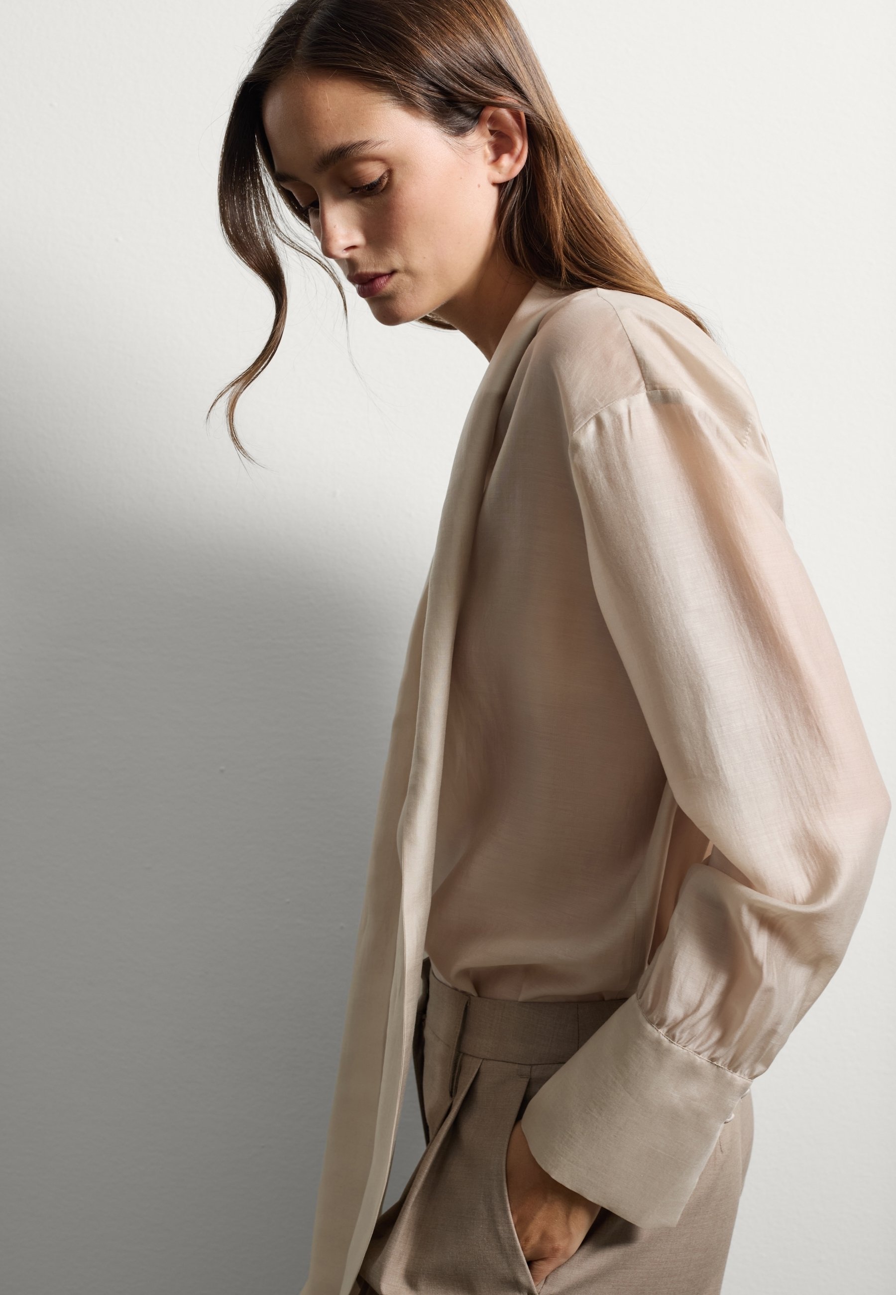 売れ筋商品|||セカンド デイ シャツ レディース トップス ALARIC VOILE - Blouse - sand 2nd Day ALARIC VOILE - Blouse - sand/zandkleur - Zalando.nl