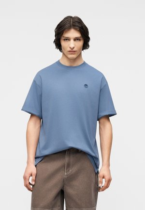 DUNSTAN RIVER SHORT SLEEVE TEE  - T-shirt basic - stone wash