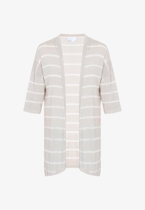 usha, Strickjacke - light grey white