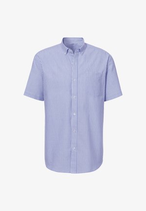 H.I.S, KURZARM - Shirt - blau weiß