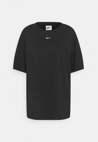 W NSW ESSNTL TOP SS BF PLUS - T-Shirt basic - black